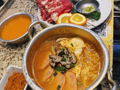 午餐肉辛拉面-安又胖韩国烤肉(美罗城店)