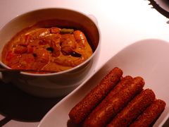 芝麻面包配咖喱虾-解香楼(八盘岭路店)