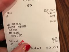 账单-FATBURGER 特富客汉堡(外交公寓店)