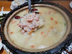 花胶鸡粥-粤仔湾砂锅粥(广益哥伦布店)