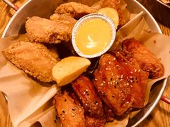 炸鸡翅一半一半-富乐满韩国正宗炸鸡韩国料理(虹泉路店)