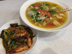 虾爆鳝面-二扁私房面馆(崂山路店)
