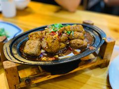 铁板毛豆腐-徽州美食(三十年老店)