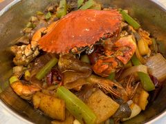 香辣蟹炒菜-秦记香辣蟹(松榆里店)