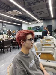 点击看大图 -藤野造型烫发染发