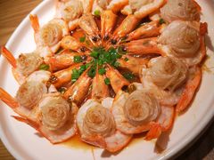 蒜蓉粉丝蒸虾-宽鲜锅贴家常菜(永旺东部购物中心香港中路店)
