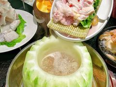 -得意咚瓜·顺德鱼生·冬瓜盅火锅