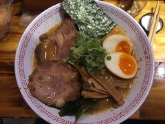 黑麻油豚骨拉面-老龙亭拉面店