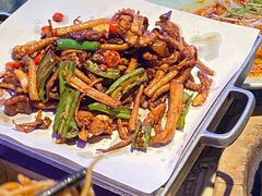 茶树菇炒八爪鱼-桂满陇天书(南京德基旗舰店)
