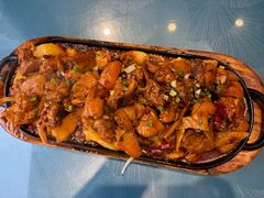 招牌铁板烧鸡-桃子餐厅·天津菜(红星路直营店)
