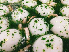 荠菜蘑菇烩鱼圆-望乡楼上海菜(日月光店)