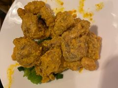 咸蛋黄牛蛙-三酉星·枫·山風与野菜(上海总店)