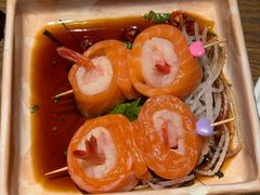 三文鱼荔枝甜虾卷-筱田の食堂·izakaya(淮海中路店)