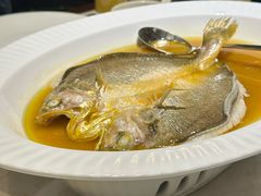 花雕鸡油蒸黄鱼-杭州滨江银泰喜来登·采悦轩中餐厅