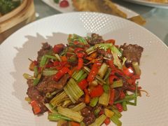 小炒黄牛肉-大海湾酒楼(人南店)
