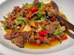 菜籽油炒衡东黄牛肉-老湘村·湖南土菜(天河维多利店)