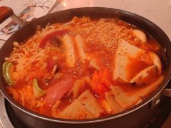 部队年糕火锅-七八冷面·延边朝鲜族美食(欢乐谷店)