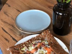 鸡蛋蘑菇熏肉荞麦可丽饼-RAC BAR(安福路店)