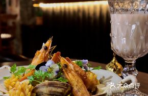 Moroccan Royal Saffron Golden Seafood Rice