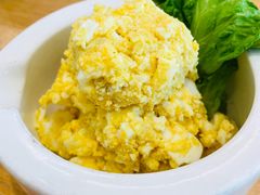 农家鸡蛋拌蒜-山东宾馆·齐鲁苑餐厅