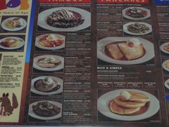 菜单-Pancakes on the rocks(Darling Harbour)