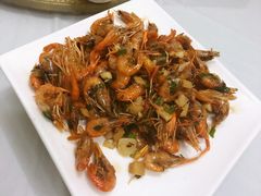 葱爆湖虾-翠茗农庄土菜馆(天目湖店)