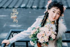 -后宫·古装汉服京剧儿童亲子全家福摄影