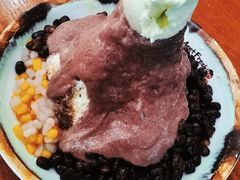 火山红豆牛奶冰-鲜芋仙(罗斯福店)