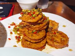 鹅肝酱煎酿藕饼-金枝玉叶上海人家食府(三里河店)