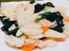彩椒鲜虾烧山药-双井轩(双井店)