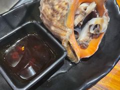 白灼海螺沾酱油芥末-丹东特色烤肉(学府路一部店)
