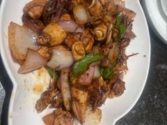 酱爆比管-五谷丰登农家院·地道胶东菜·海鲜烧烤(威海店)