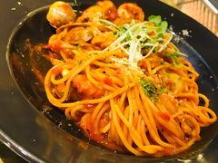 日式辣海鲜意面-机器人火炉披萨