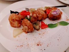 坚果宫保明虾球-上海金桥红枫万豪酒店-万豪中餐厅
