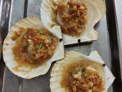 蒜蓉焗扇贝（熟蒜）3个-炒豆合作社(东四总店)