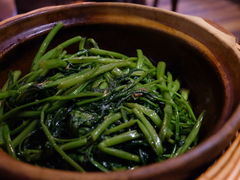 啫啫虾酱空心菜-熠盛粤味(永康路店)