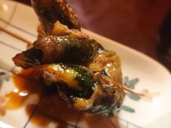 鸡皮虾串-樱の花亭日本料理店