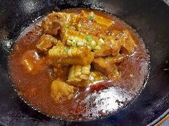 石锅泰安老豆腐-老牌坊鲁菜名店(宽厚里店)