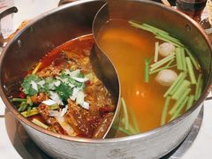 鲜牛杂鸳鸯锅-今日炊牛·潮汕牛肉火锅(华采天地店)
