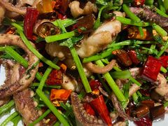 干煸鱿鱼爪-晚归月亮湾私家菜(临邑路店)