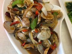 姜葱炒花甲-覃记海鲜美食餐厅