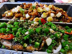 宫保鸡丁烤鱼（清江鱼/斤）-锦尚阁烤鱼(望京新荟城店)