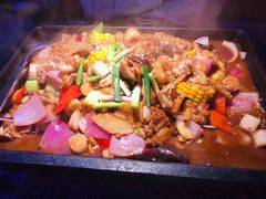 黑椒耗油味炭烧牛蛙平锅-蛙来哒(东城万达店)