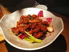 蒜香蜜汁排骨-绿茶餐厅(同成街华联店)