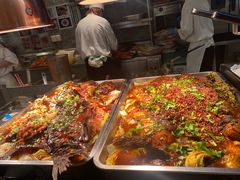 怪味麻辣烤鱼-北京希尔顿逸林酒店-逸轩西餐厅-自助餐厅