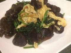 菠菜木耳炒鸡蛋-东方亚克西餐厅(西康路店)