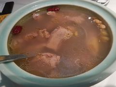 石橄榄花旗参炖水鸭汤-秋色客家菜(南山店)