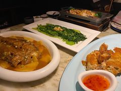 豆酱扒通菜-绿茶餐厅(乐峰广场店)