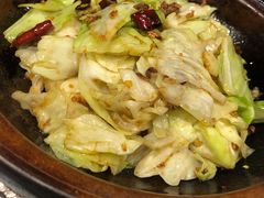 葱酥包菜-味+新京宴·烤鸭·北京菜(创意谷店)