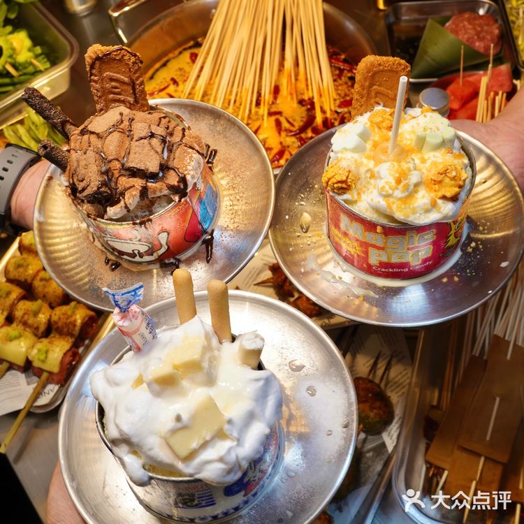 重庆首家罐头奶冰‼️超萌大白兔奶糖9r💥隐藏在串串店